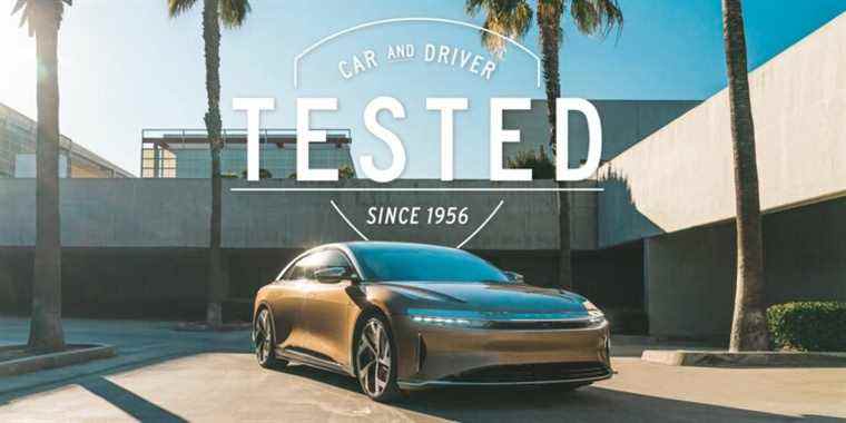 Le Lucid Air Dream 2022 se recharge plus rapidement que tout autre véhicule électrique