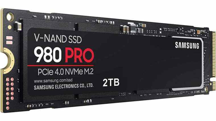 Le SSD 2 To 980 Pro de Samsung tombe à un nouveau plus bas de 250 $