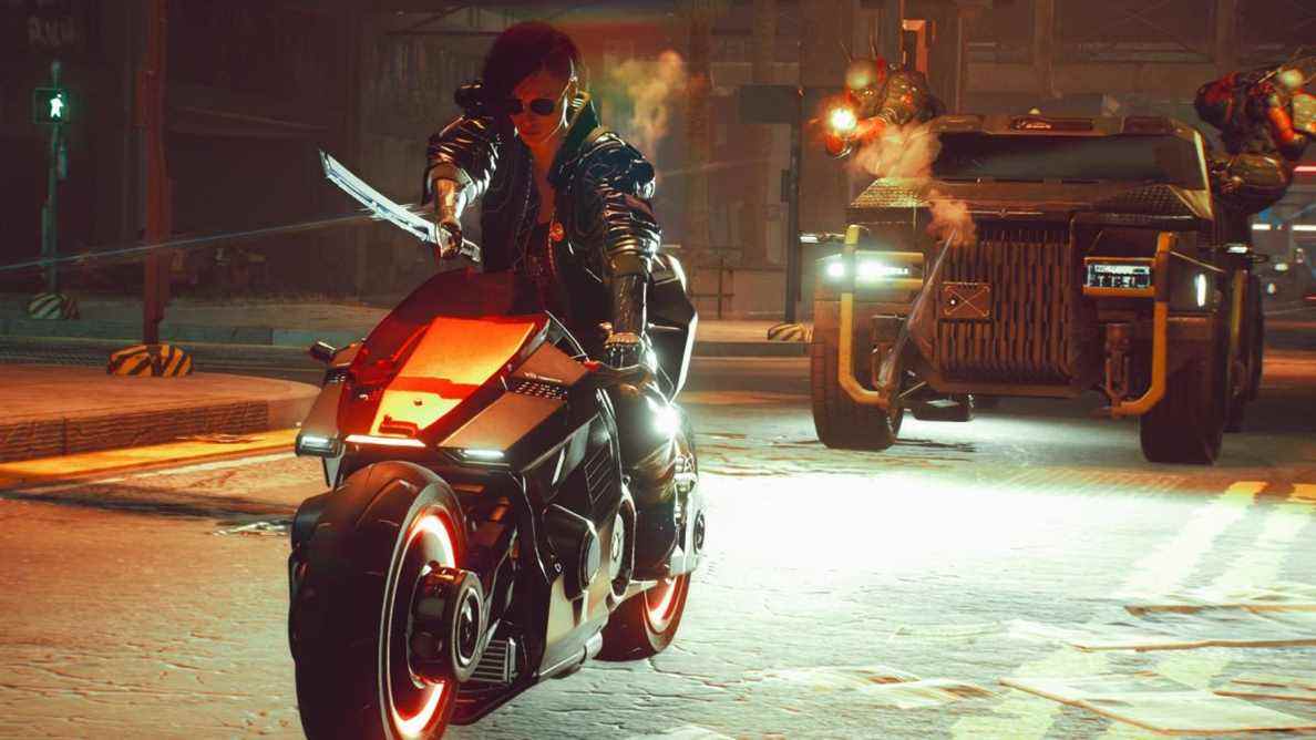 Le mod Cyberpunk 2077 ajoute des combats de véhicules et des poursuites policières intenses
