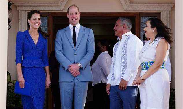 Le prince William et Kate arrivent au Belize après que des manifestations les ont forcés à annuler leur voyage dans les Caraïbes