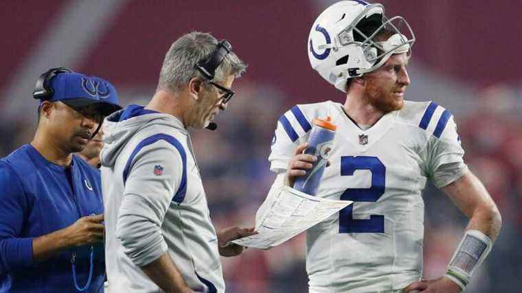 Le propriétaire des Indianapolis Colts, Jim Irsay, ne peut tout simplement pas se remettre de la débâcle de Carson Wentz