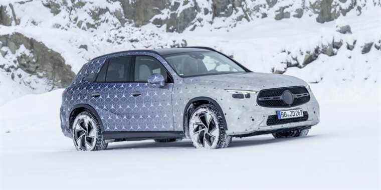 Le prototype Mercedes-Benz Classe GLC 2023 présente un nouveau design