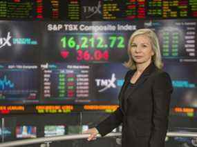 Dawn Desjardins, vice-présidente et économiste en chef adjointe à la Banque Royale du Canada, à la Bourse TMX de Toronto le 12 juin 2019.