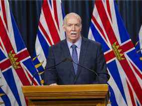 le premier ministre John Horgan.