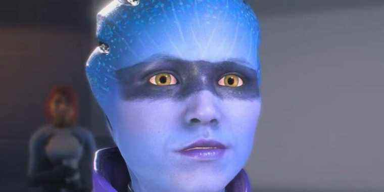 Mass Effect Andromeda Asari PeeBee Pictured In Dialogue