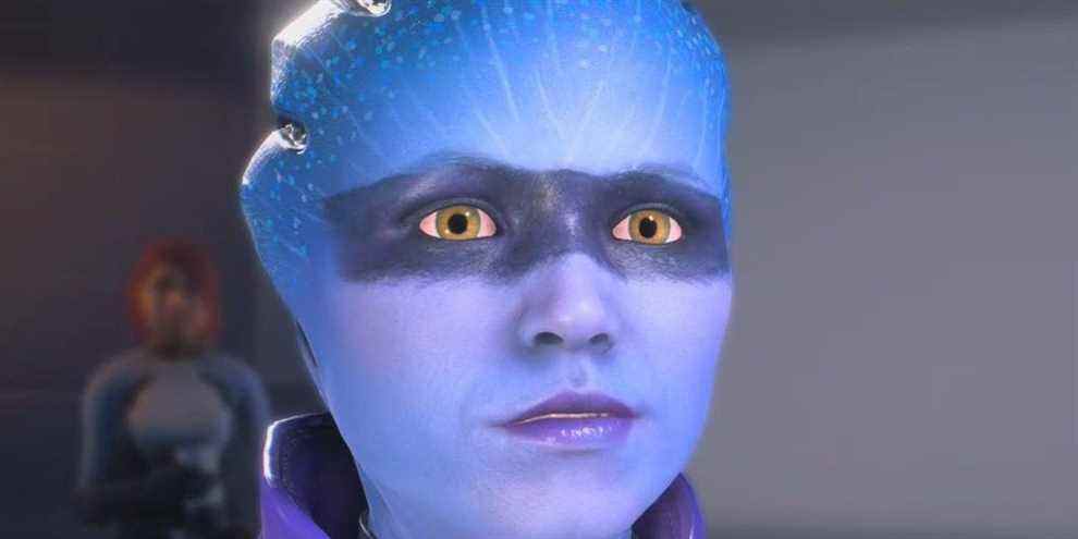 Mass Effect Andromeda Asari PeeBee Pictured In Dialogue