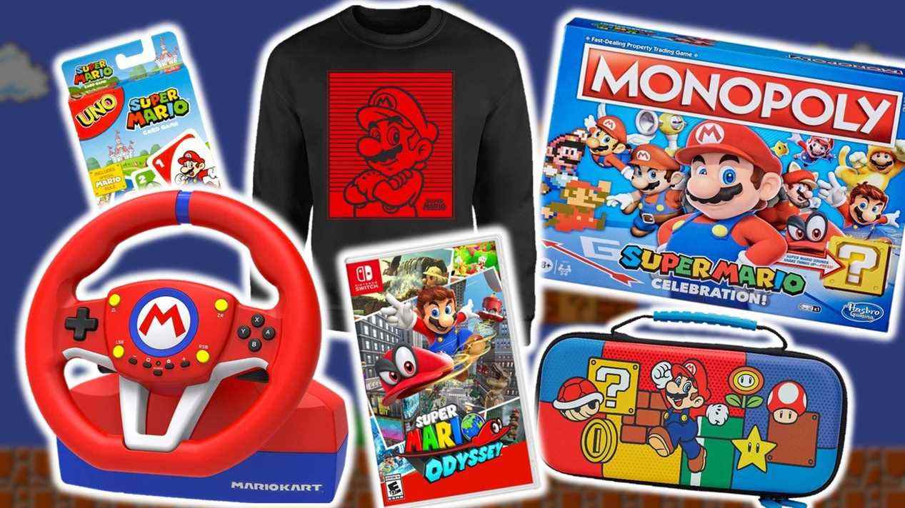 Meilleures idées de cadeaux Super Mario - Jeux, jouets, vêtements, accessoires et plus
