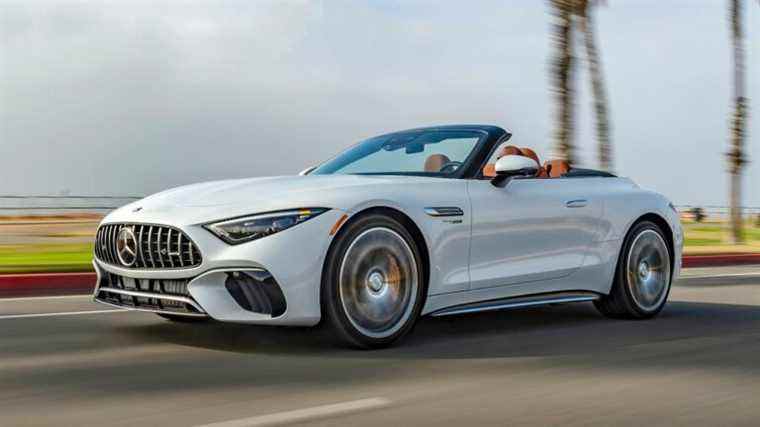 Mercedes-AMG SL pourrait obtenir une variante hybride à quatre cylindres de 410 chevaux