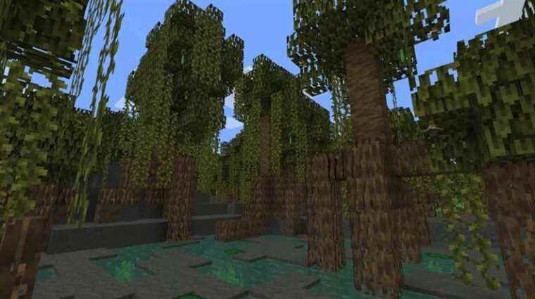 Minecraft: Java Edition Snapshot 22w14a apporte les mangroves et la « boussole de récupération »