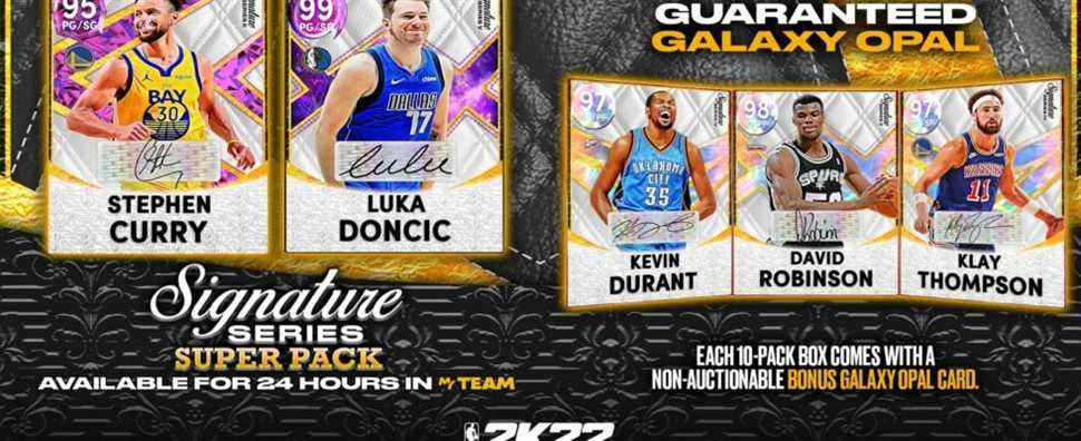 nba 2k22 signature series luka doncic stephen curry