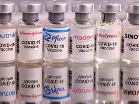 Flacons de vaccins COVID-19.