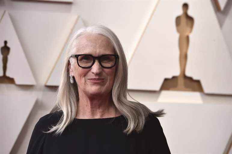 Jane Campion arrives at the Oscars on Sunday, March 27, 2022, at the Dolby Theatre in Los Angeles. (Photo by Jordan Strauss/Invision/AP)