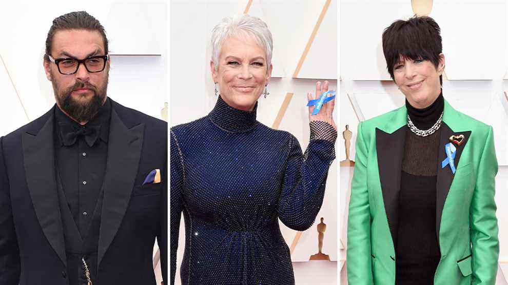 Oscars : les stars montrent leur soutien à l'Ukraine avec le ruban bleu #WithRefugees
	
	
