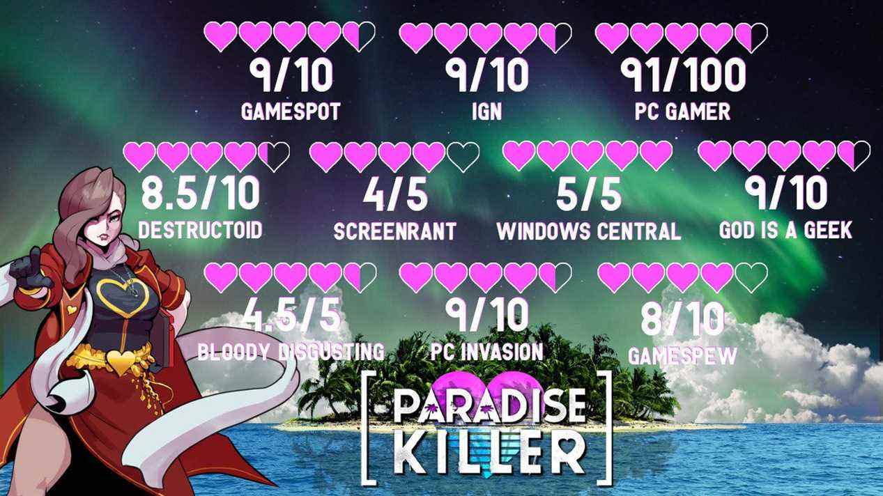 avis de tueur de paradis commutateur pc ps4 xbox