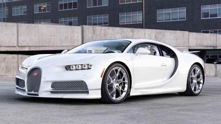 Post Malone vend sa Bugatti Chiron 2019 blanc sur blanc