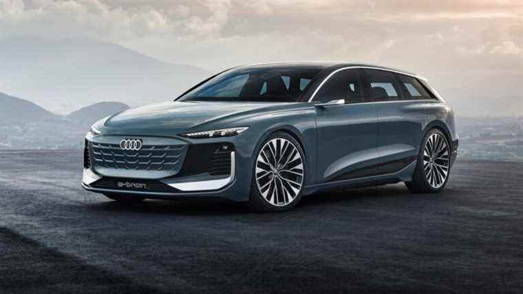 Premier coup d’œil au concept Audi A6 Avant E-Tron : le break électrifié