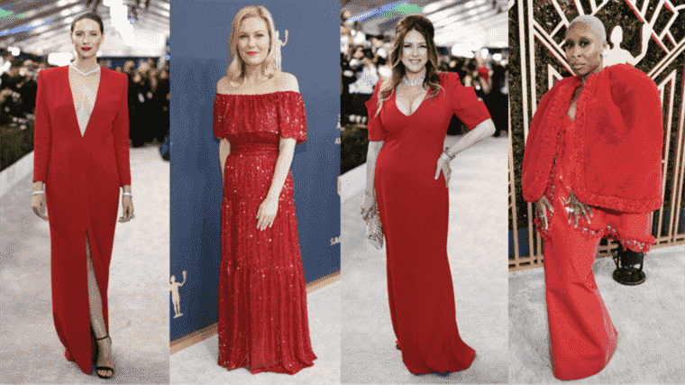 Red Carpet Red a dominé les SAG Awards