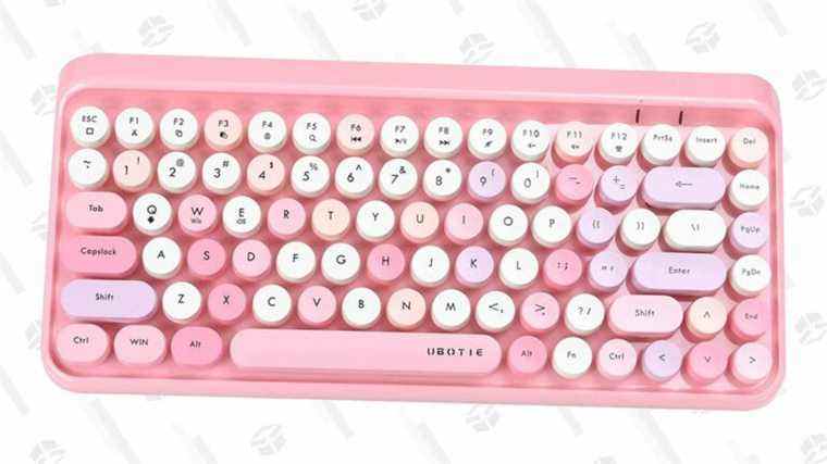 Regardez comme ce clavier Bluetooth portable Ubotie à 36 $ est mignon