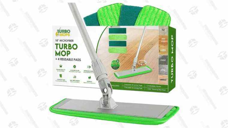 Rejetez la modernité, profitez de 9 % de réduction sur le système de nettoyage des sols Turbo Microfiber Mop