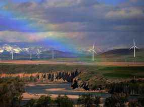 Éoliennes en Alberta.