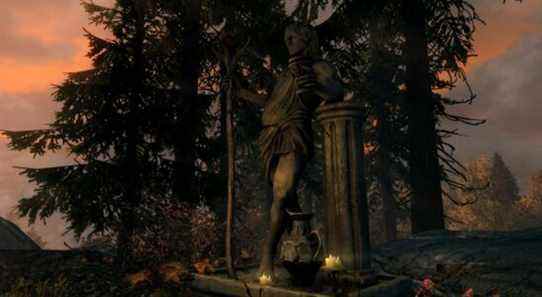 Skyrim Sanguine Statue