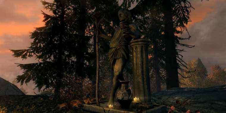 Skyrim Sanguine Statue