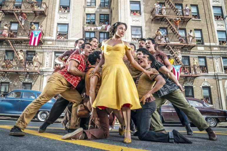 WEST SIDE STORY, center: Ariana DeBose, 2021. ph: Niko Tavernise / © 20th Century Studios / Courtesy Everett Collection