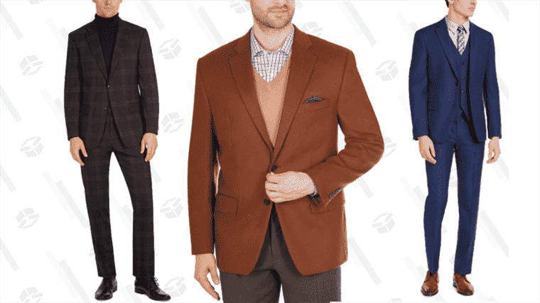 Suit Yourself – Économisez jusqu’à 85% sur les costumes pour hommes chez Macy’s