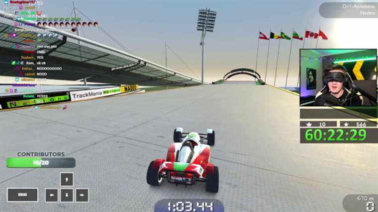 Summer Games Done Le programme rapide comprend Trackmania avec les yeux bandés

