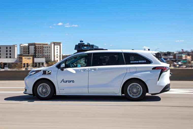 Toyota et Aurora testent des robotaxis au Texas