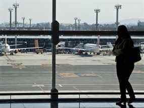 Vue du terminal passagers de l'aéroport international de Sao Paulo à Guarulhos.