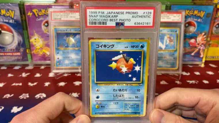 Une carte Pokémon extrêmement rare, seulement 1 sur 20 existantes, s'est vendue pour plus de 100 000 $ aux enchères
