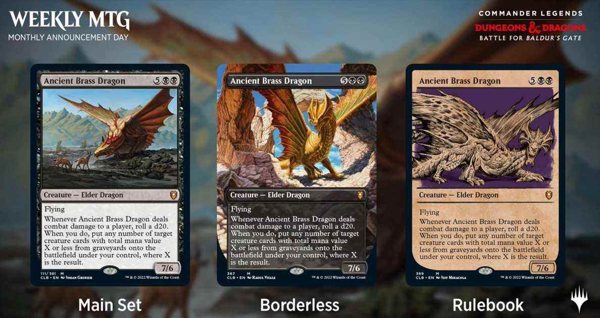 Votre premier regard sur le prochain set crossover Dungeons & Dragons Magic: The Gathering
