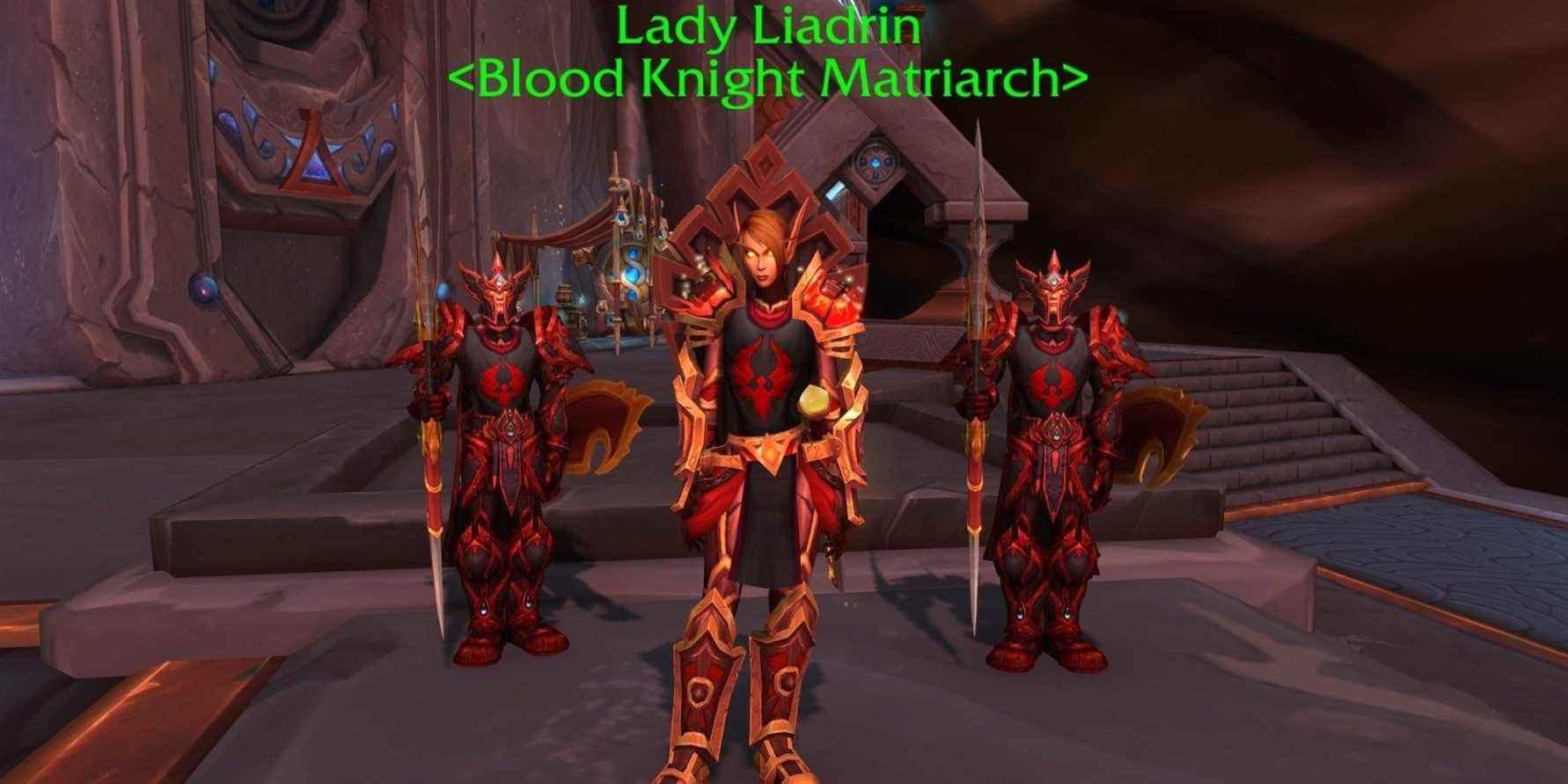 wow sl ee blood elf lady liadrin blood matriarch heritage quest