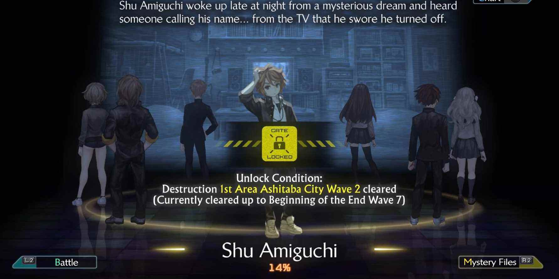 13 Sentinels Aegis Rim Shu Amiguchi Unlock