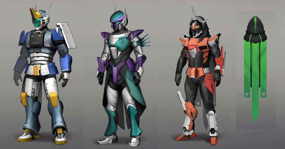 Les skins d'Halloween de Destiny 2 sont une bataille entre Gundam et Godzilla
