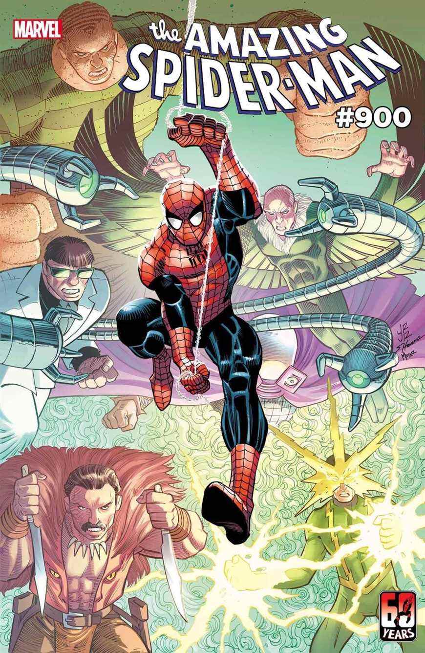 Incroyable couverture de Spider-Man #900