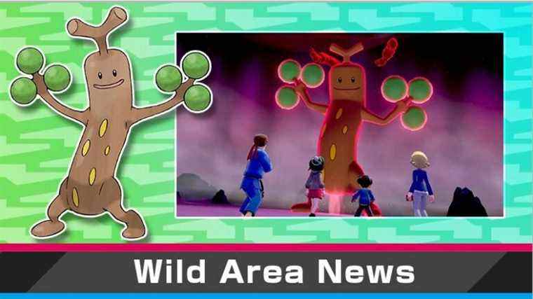 Pokemon Sword and Shield accueille l'événement Sudowoodo Max Raid Battle
