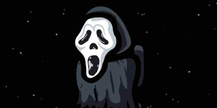 Ghostface from Scream as a skin in Among Us