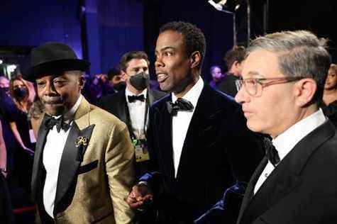 will packer avec chris rock dans les coulisses des oscars 2022