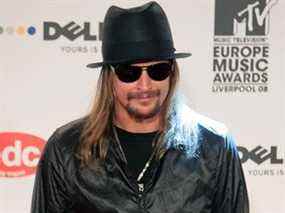 Kid Rock arrive aux MTV Europe Music Awards 2008 à l'Echo Arena de Liverpool le 6 novembre 2008.