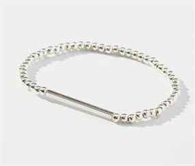 Bracelet perle argent