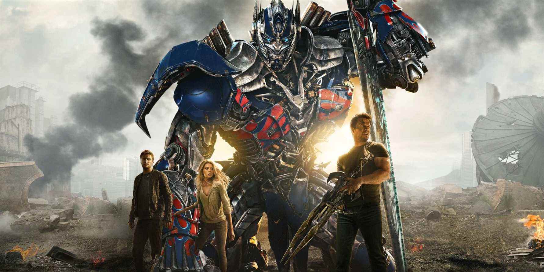 transformateurs âge d'extinction optimus prime marque wahlberg