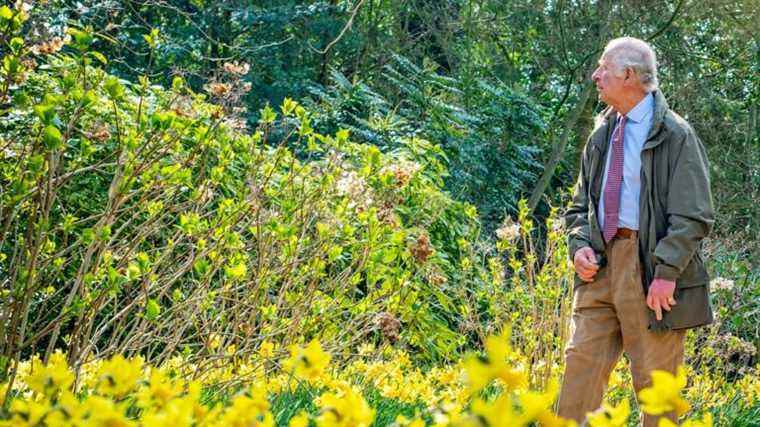 Le prince de Galles accueille des guides touristiques dans le domaine du jardin avant l’ouverture du printemps