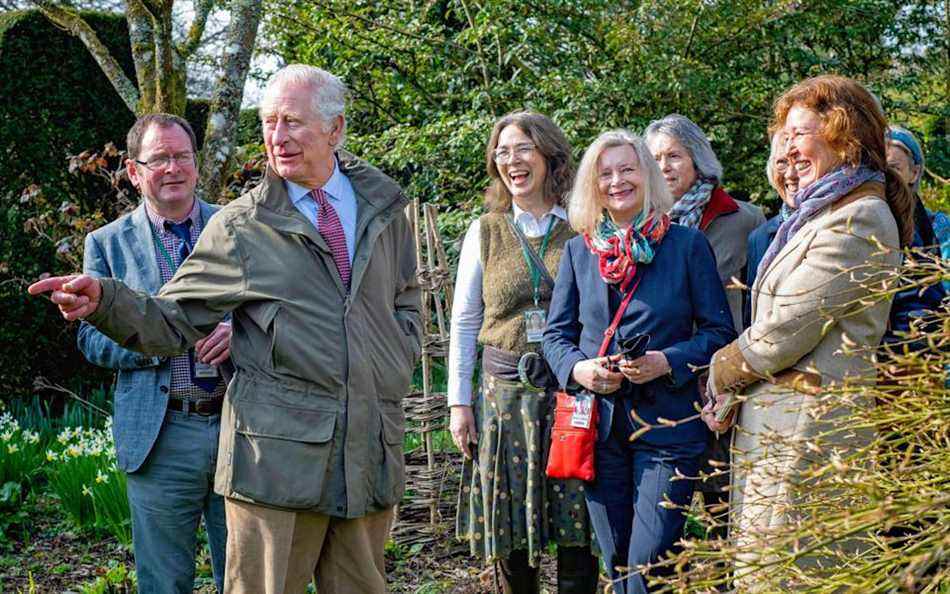 Le prince de Galles a exposé sa vision pour l'année suivante, a partagé ses fleurs et arbres préférés et les raisons de leur inclusion, avant la saison 2022 de la tournée Highgrove Gardens - Leanne Punshon/The Prince's Foundation