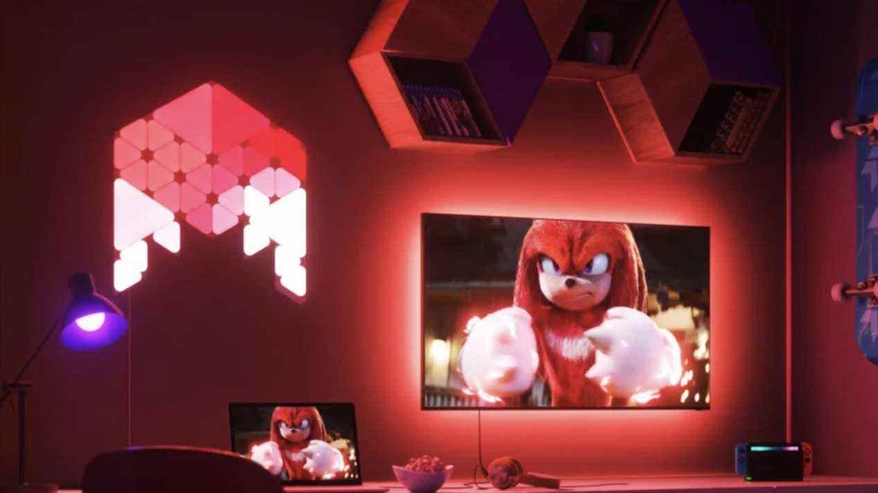 Illuminez votre salle de jeu avec style avec le nouveau kit Sonic The Hedgehog de Nanoleaf
