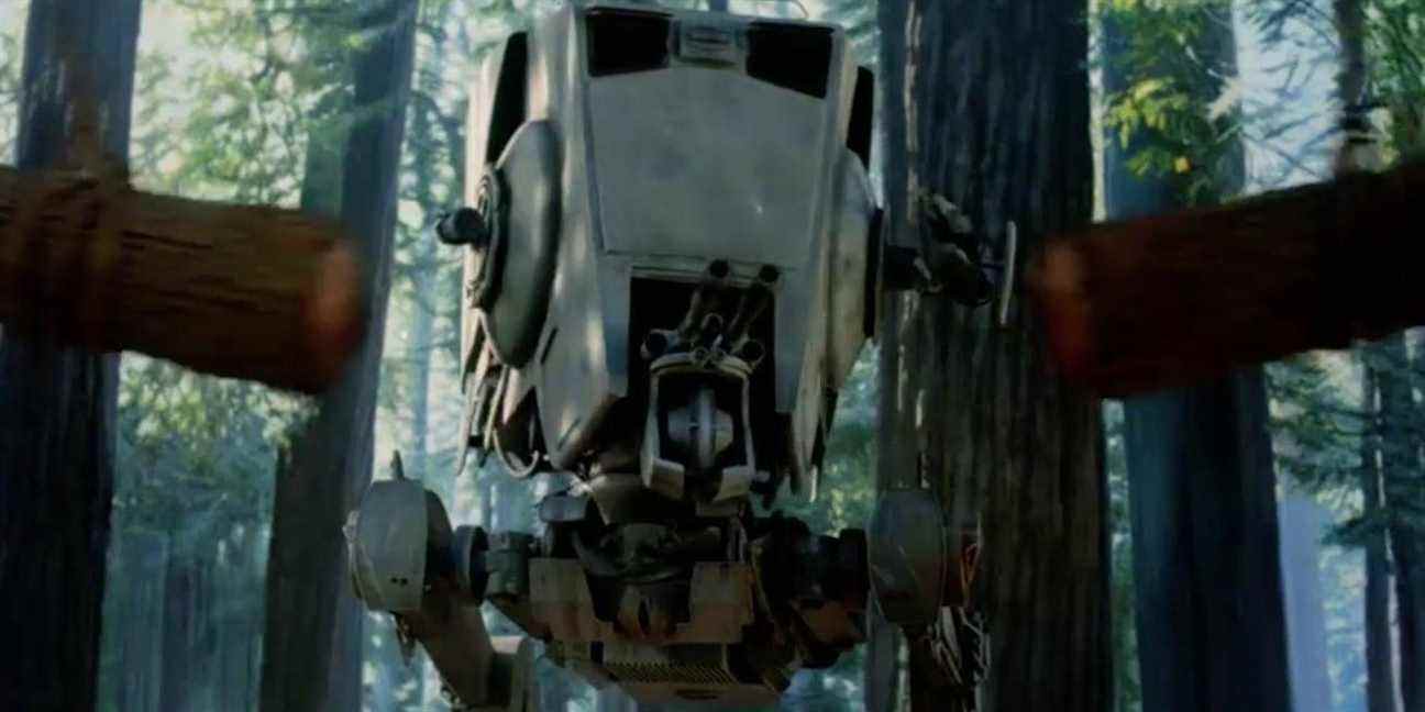 Star Wars Retour du Jedi AT-ST Bataille d'Endor Cropped