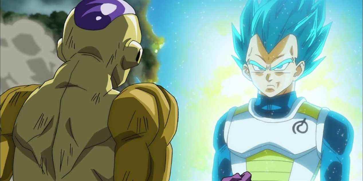 Vegeta et Freezer dans la saga Golden Freezer de Dragon Ball Super