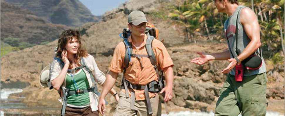 Milla Jovovich, Steve Zahn and Timothy Olyphant in The Perfect Getaway