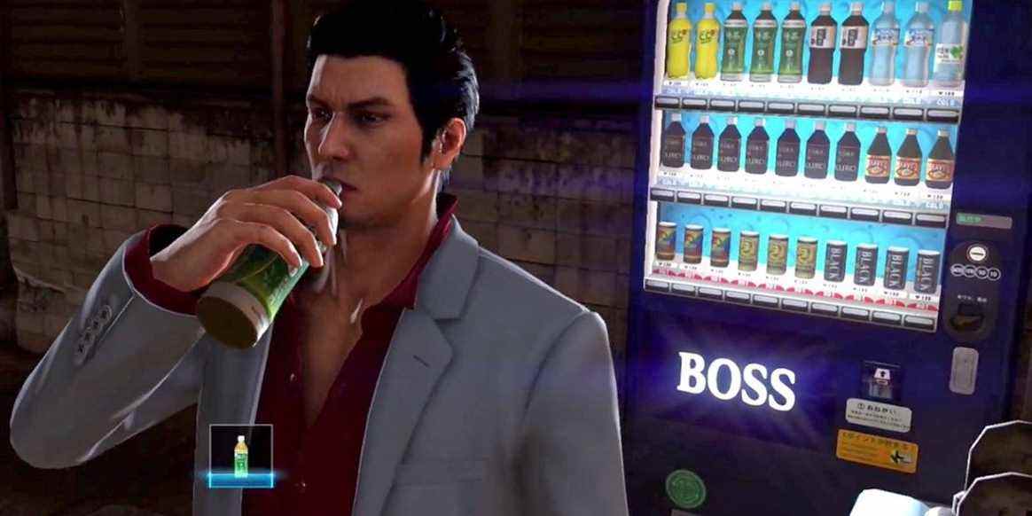 Boisson Yakuza 6 Kiryu